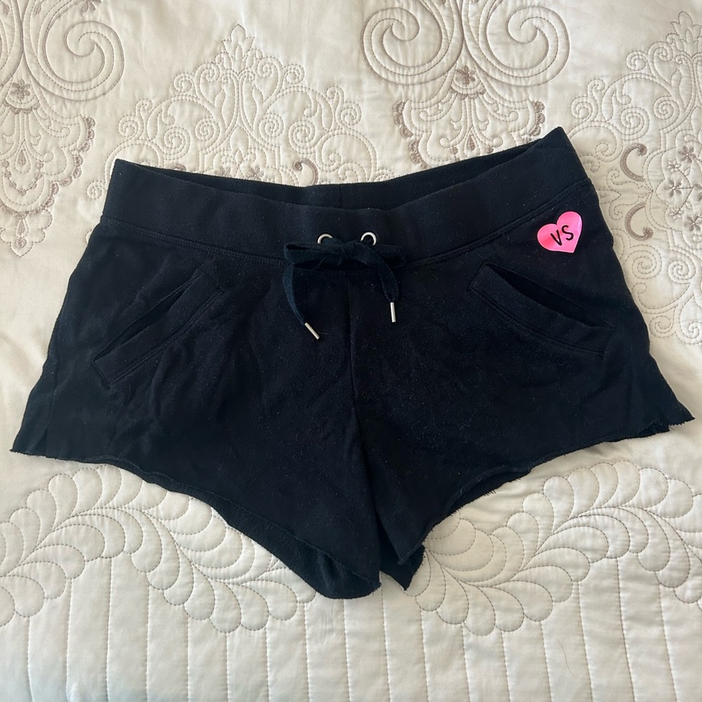 Black Victoria’s Secret Sweat Shorts